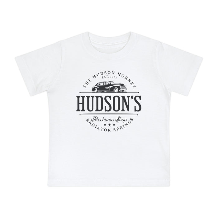 Hudson's Mechanic Shop Bella Canvas Baby Short Sleeve T-Shirt