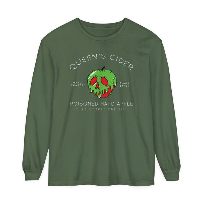 Queen’s Cider Comfort Colors Unisex Garment-dyed Long Sleeve T-Shirt