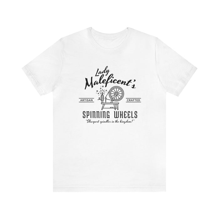 Maleficent’s Spinning Wheels Bella Canvas Unisex Jersey Short Sleeve Tee