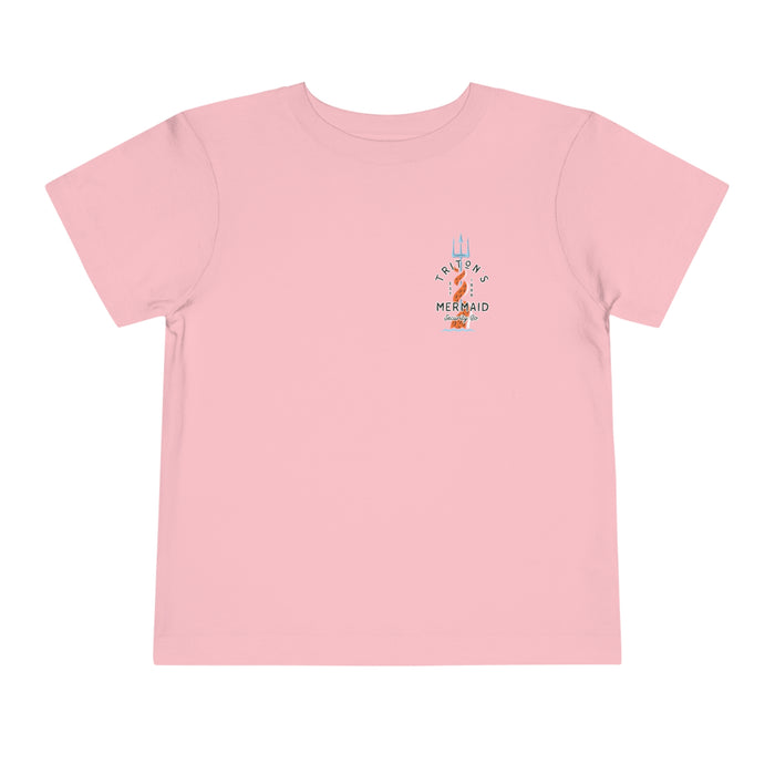 Triton's Mermaid Security Bella Canvas Toddler Short Sleeve Tee