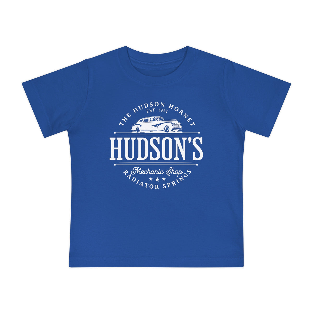 Hudson's Mechanic Shop Bella Canvas Baby Short Sleeve T-Shirt