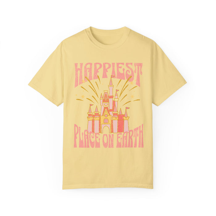 Happiest Place On Earth Comfort Colors Unisex Garment-Dyed T-shirt