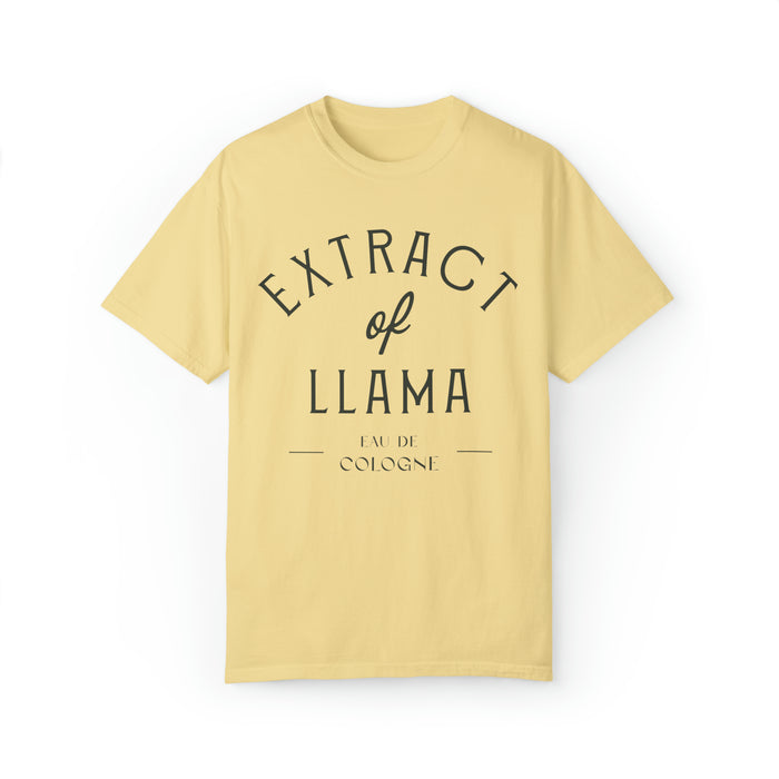 Extract of Llama Comfort Colors Unisex Garment-Dyed T-shirt