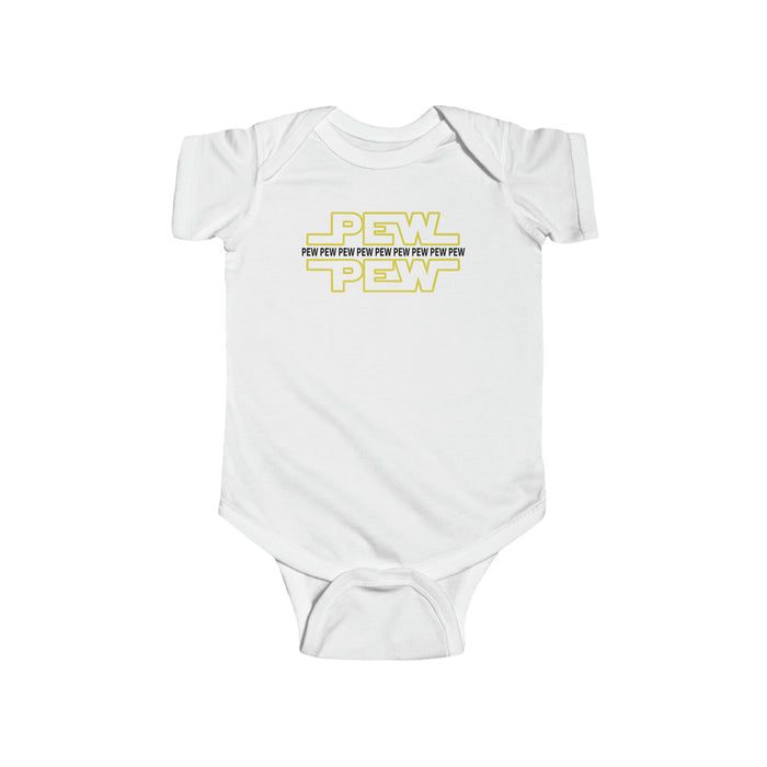 PEW PEW PEW Rabbit Skins Infant Fine Jersey Bodysuit