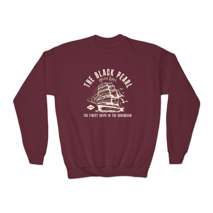 Black Pearl Cruise Lines Gildan Youth Crewneck Sweatshirt