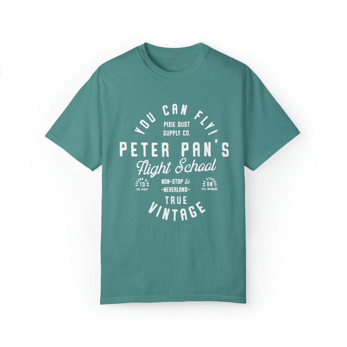 Peter Pan's Flight School Comfort Colors Unisex Garment-Dyed T-shirt