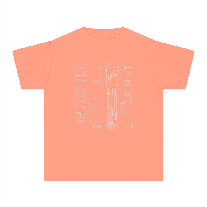 Lightsabers Comfort Colors Youth Midweight Tee