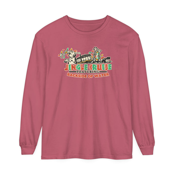 Jingle Cruise Comfort Colors Unisex Garment-dyed Long Sleeve T-Shirt