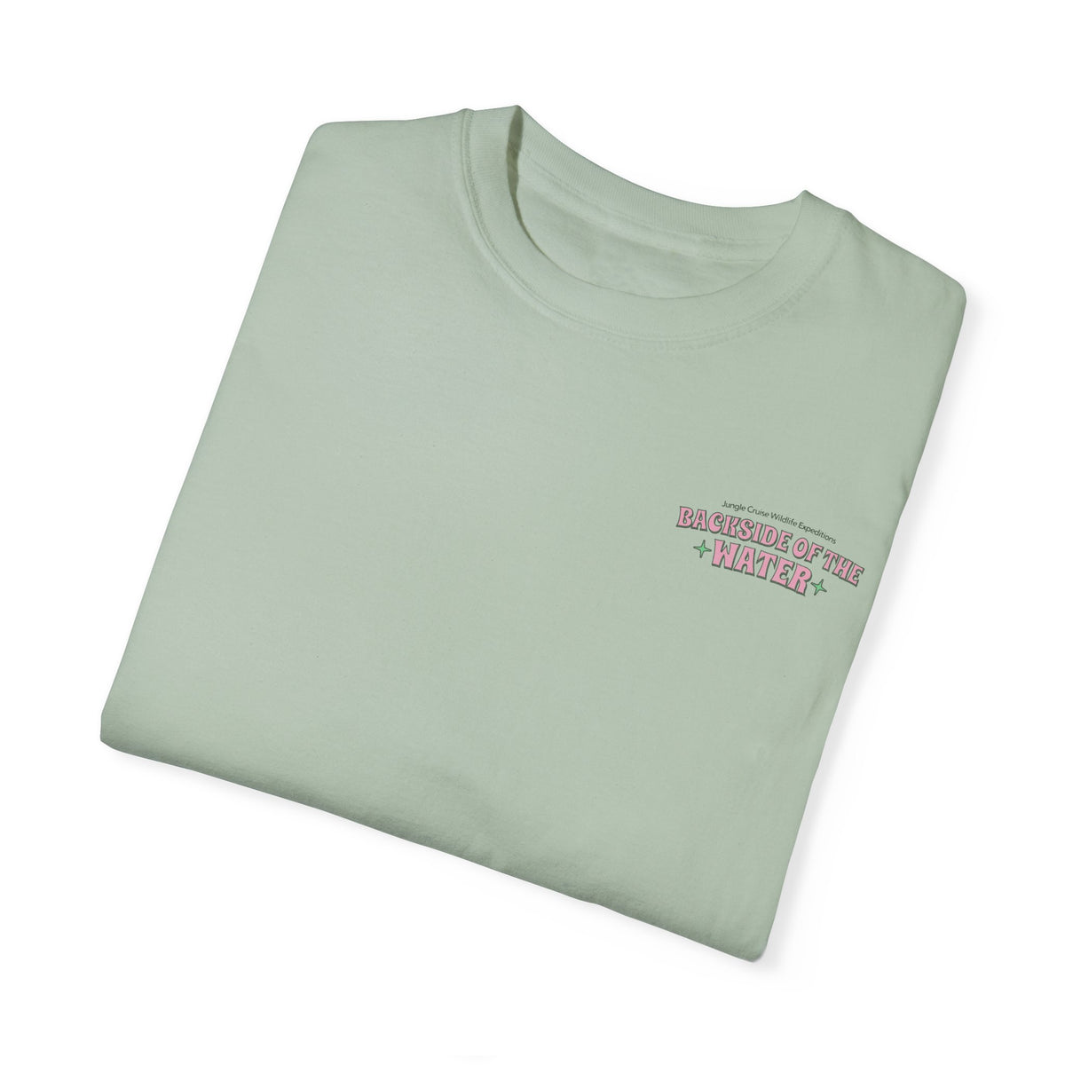 Backside of the Water Comfort Colors Unisex Garment-Dyed T-shirt