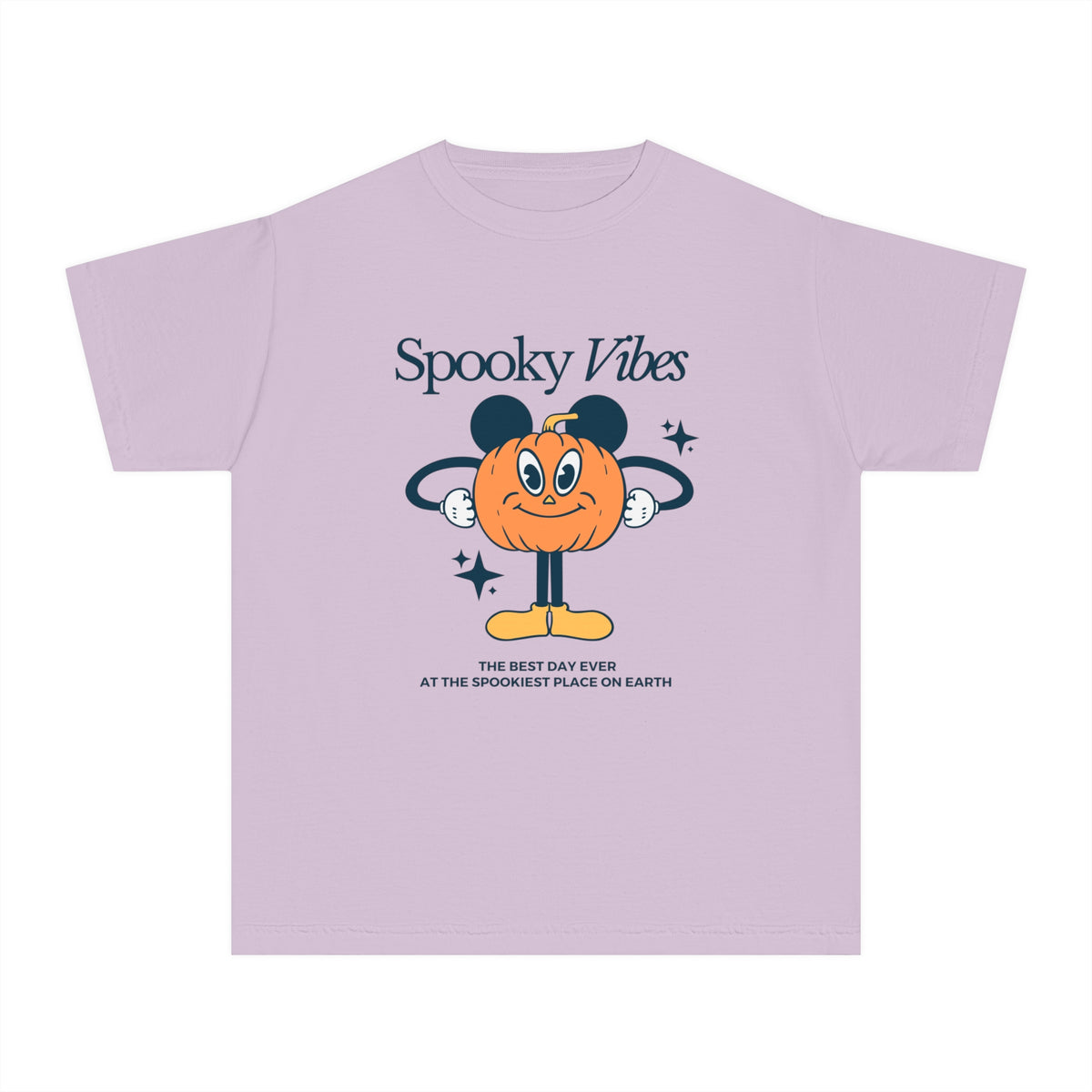 Spooky Vibes Comfort Colors Youth Midweight Tee