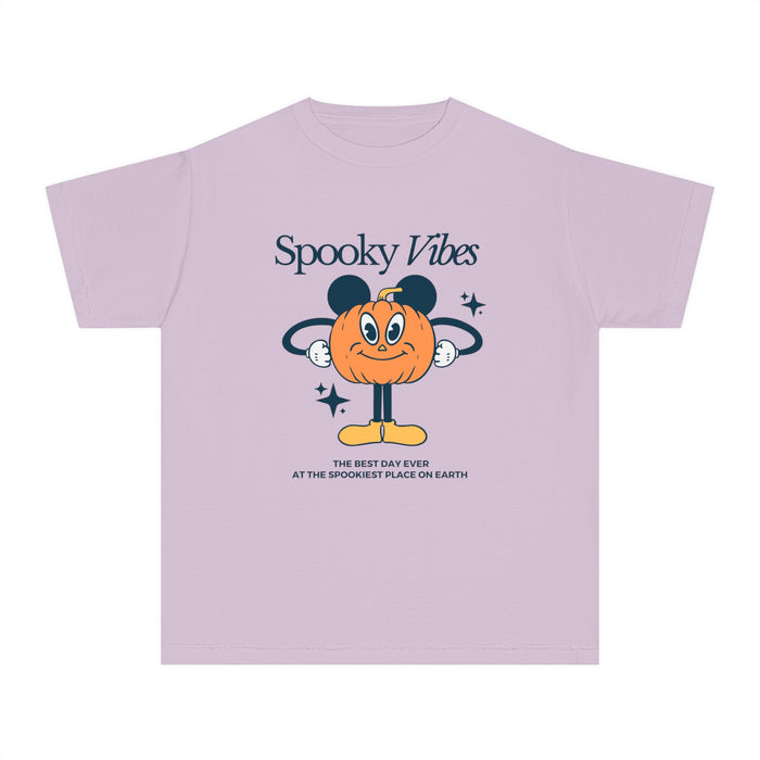 Spooky Vibes Comfort Colors Youth Midweight Tee