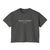 Main Street USA Comfort Colors Women's Boxy Tee
