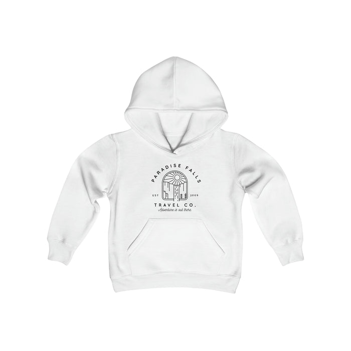 Paradise Falls Vacation Co. Gildan Youth Heavy Blend Hooded Sweatshirt