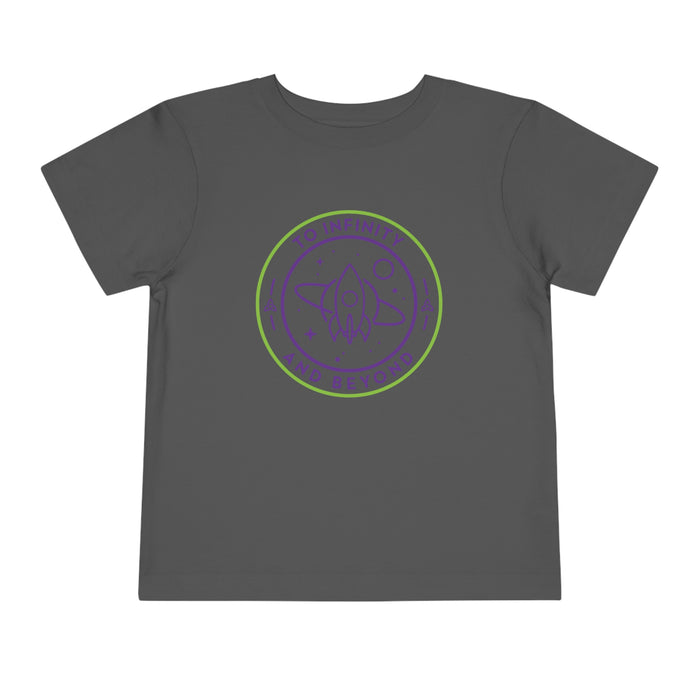 To Infinity And Beyond Bella Canvas Toddler Short Sleeve Tee