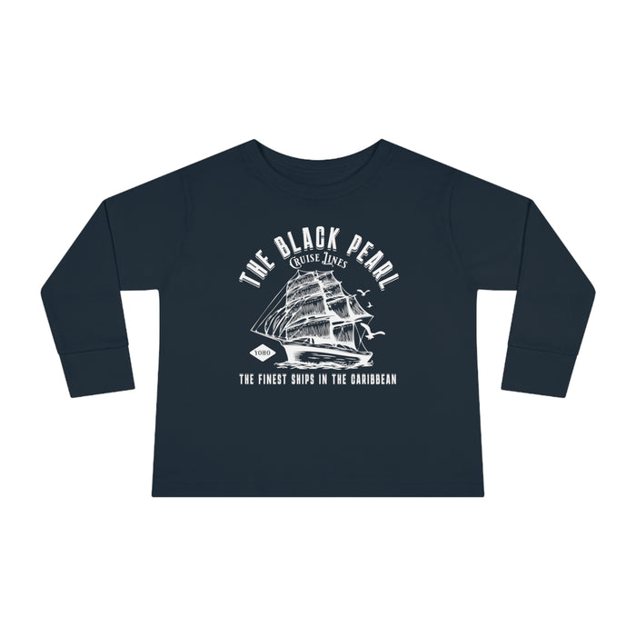 Black Pearl Cruise Lines Rabbit Skins Toddler Long Sleeve Tee