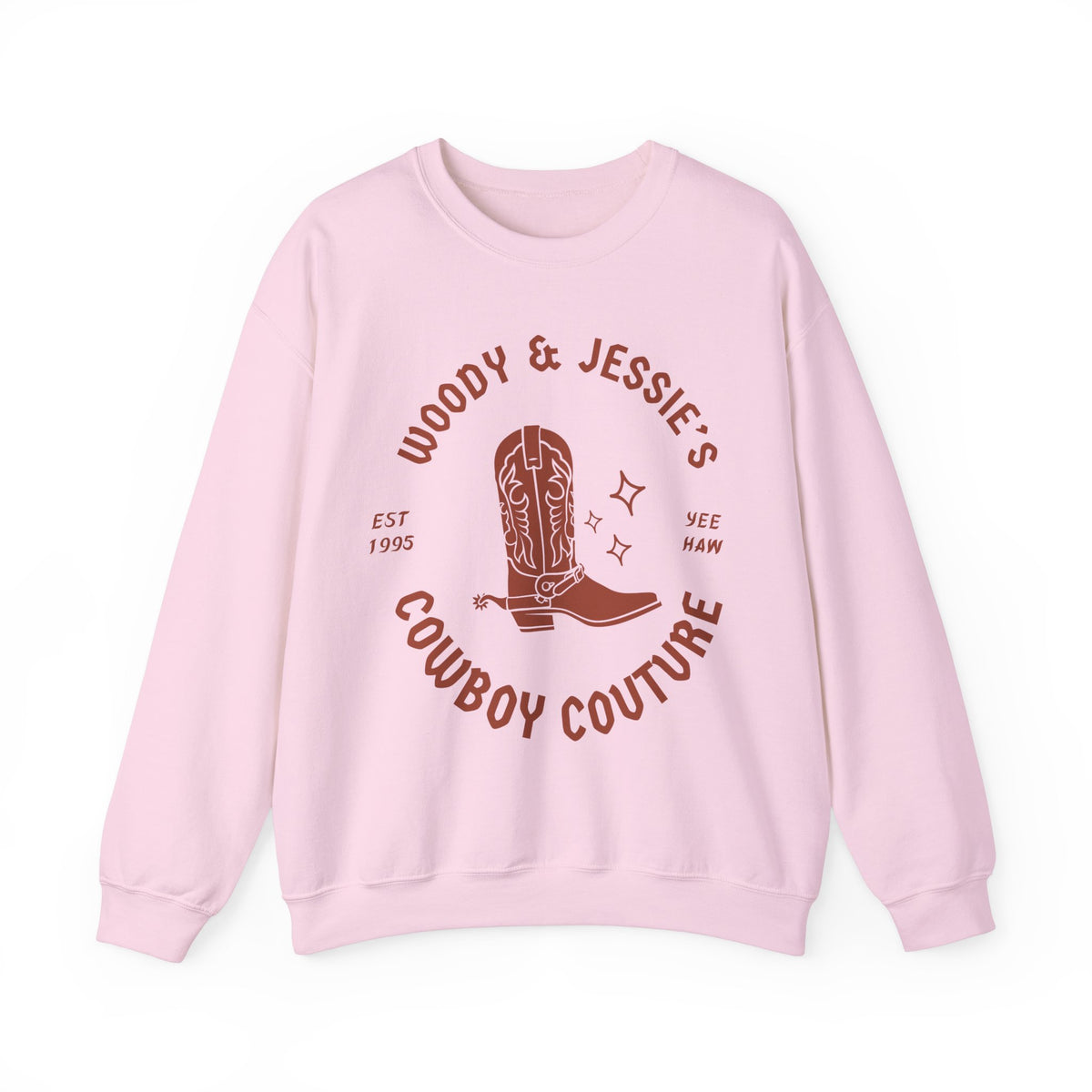 Woody & Jessie's Cowboy Couture Gildan Unisex Heavy Blend™ Crewneck Sweatshirt