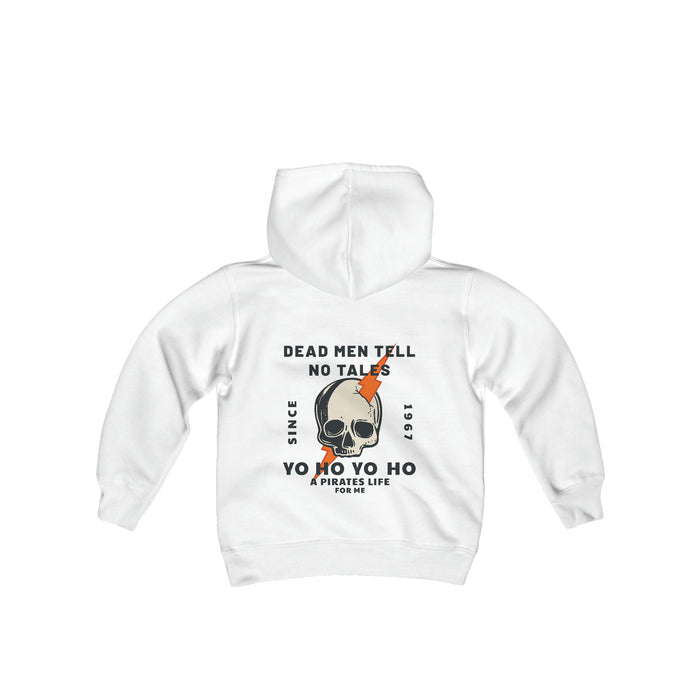 Dead Men Tell No Tales Gildan Youth Heavy Blend Hooded Sweatshirt