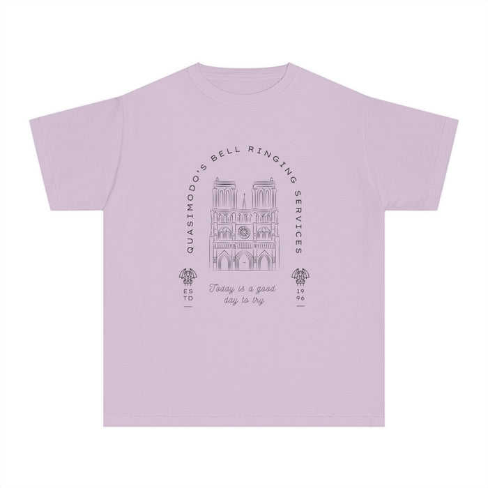 Quasimodo's Bell Ringing Services Comfort Colors Youth Midweight Tee