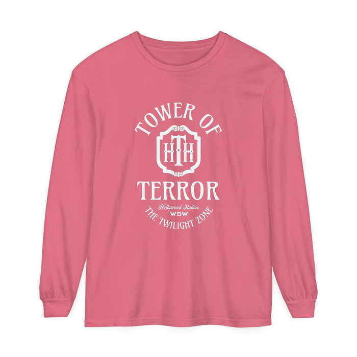 Tower Of Terror Comfort Colors Unisex Garment-dyed Long Sleeve T-Shirt