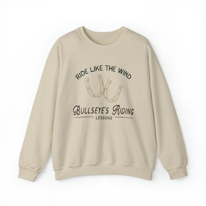 Bullseye's Riding Lessons Gildan Unisex Heavy Blend™ Crewneck Sweatshirt