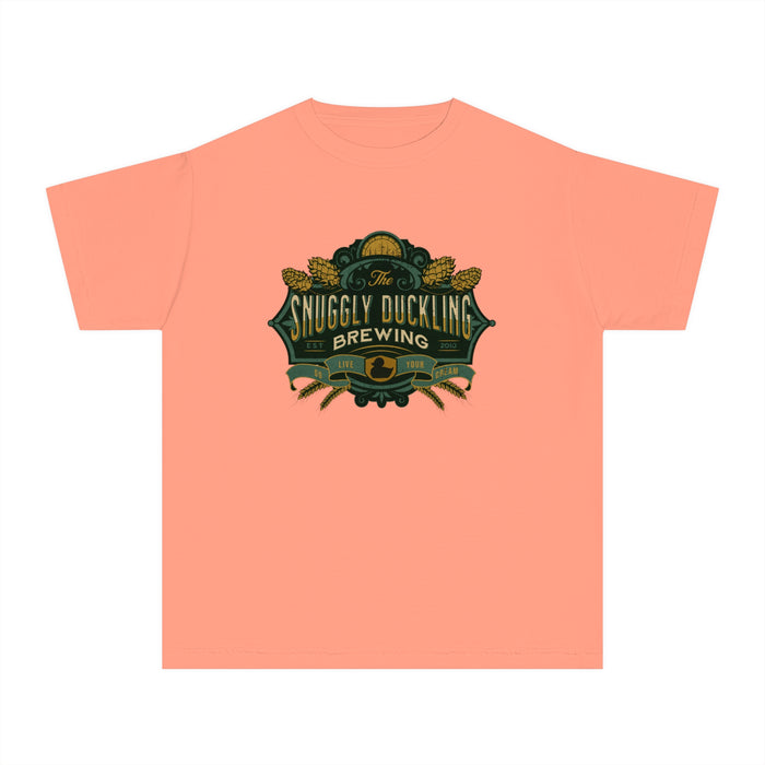 The Snuggly Duckling Brewing Comfort Colors Youth Midweight Tee