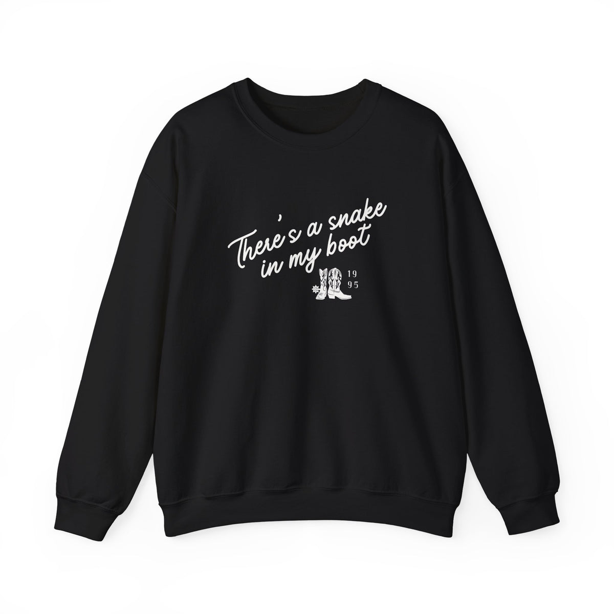 There's A Snake In My Boot Gildan Unisex Heavy Blend™ Crewneck Sweatshirt