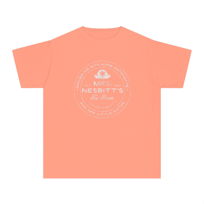 Mrs. Nesbitt’s Tea House Comfort Colors Youth Midweight Tee