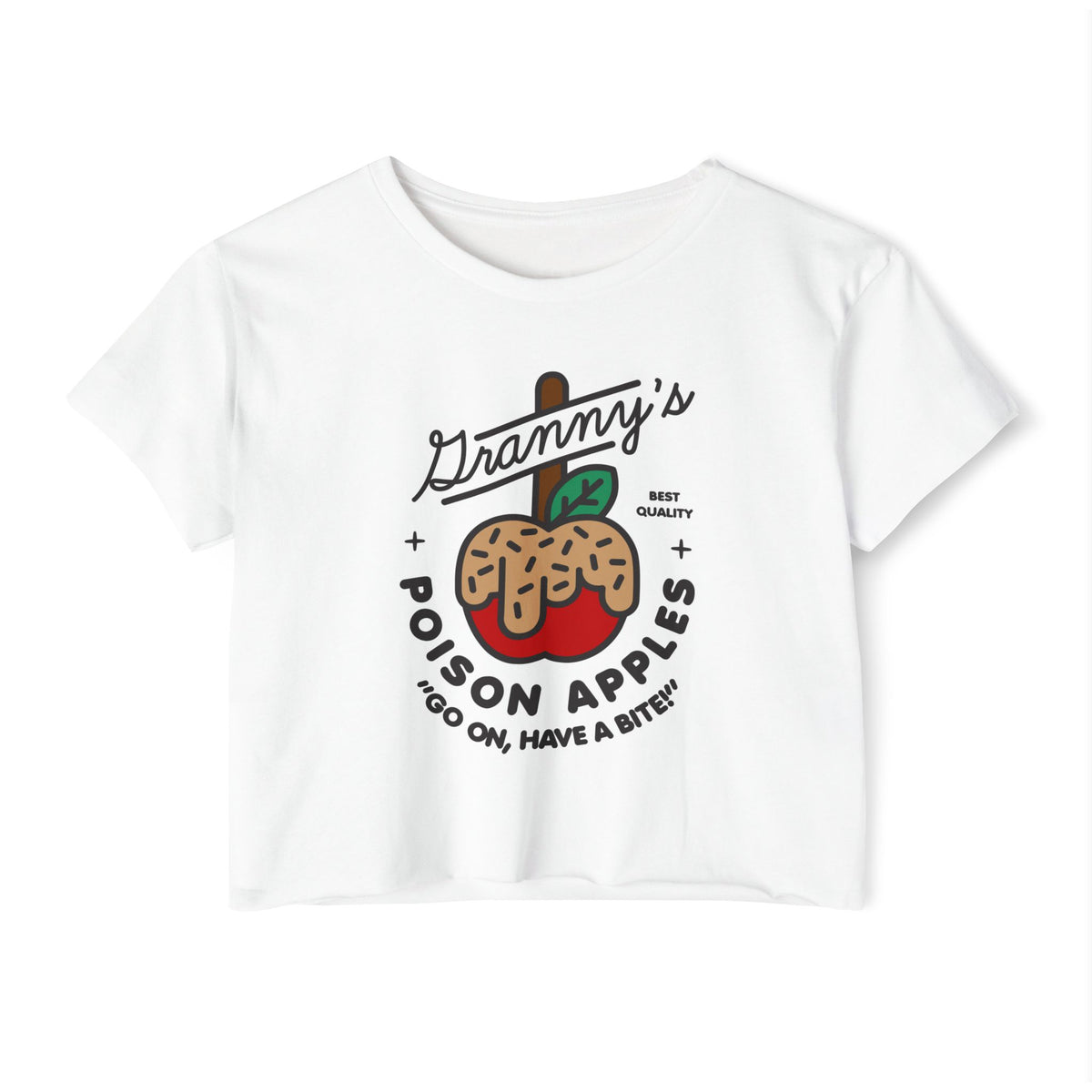 Granny's Poison Apples Women's Festival Crop Top