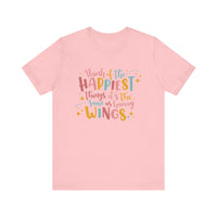 Think of the Happiest Things Bella Canvas Unisex Jersey Short Sleeve Tee