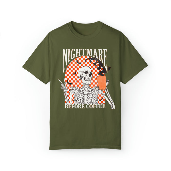 Nightmare Before Coffee Comfort Colors Unisex Garment-Dyed T-shirt