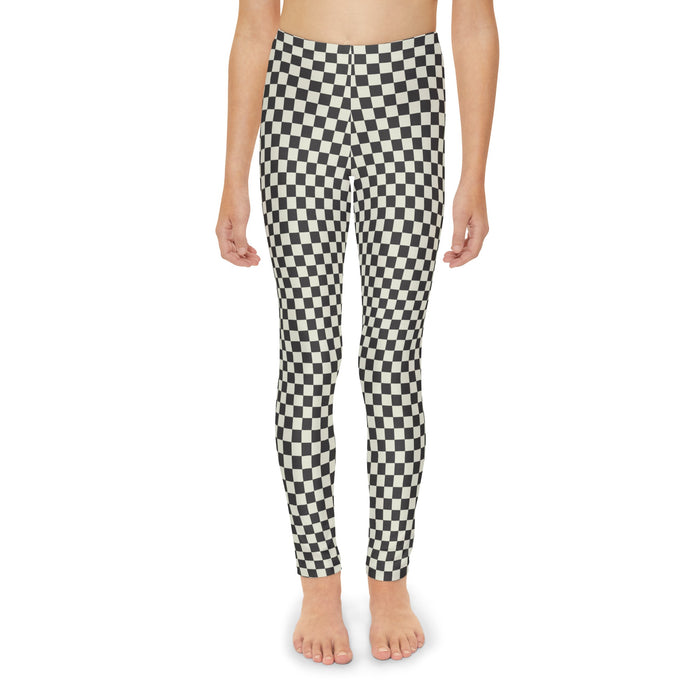 Checked Youth Full-Length Leggings