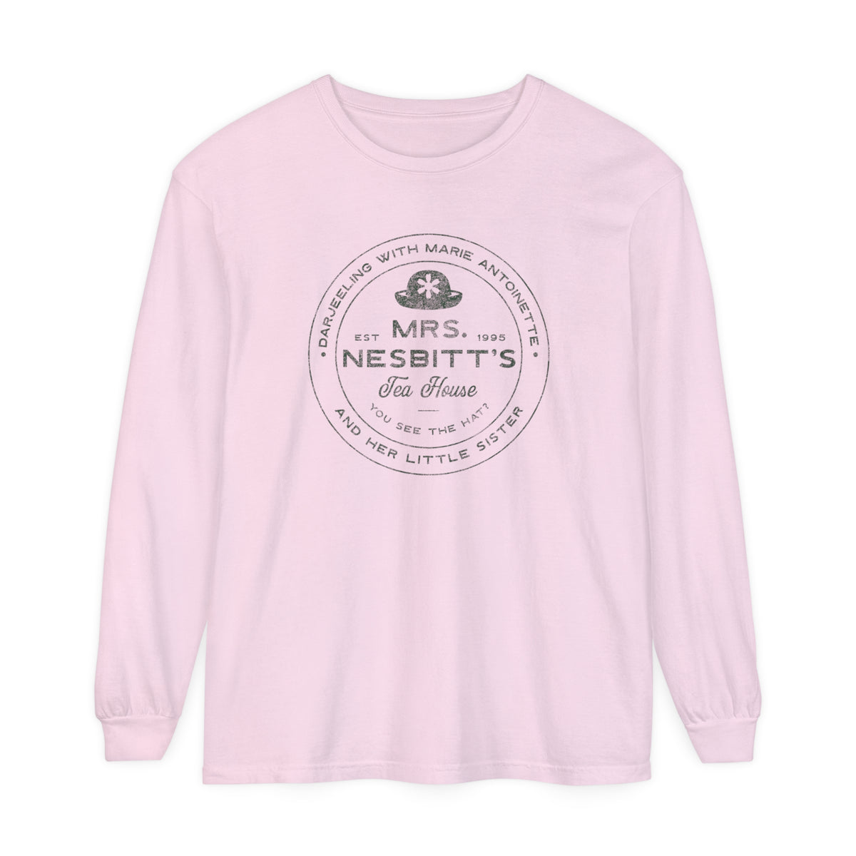 Mrs. Nesbitt's Tea House Comfort Colors Unisex Garment-dyed Long Sleeve T-Shirt