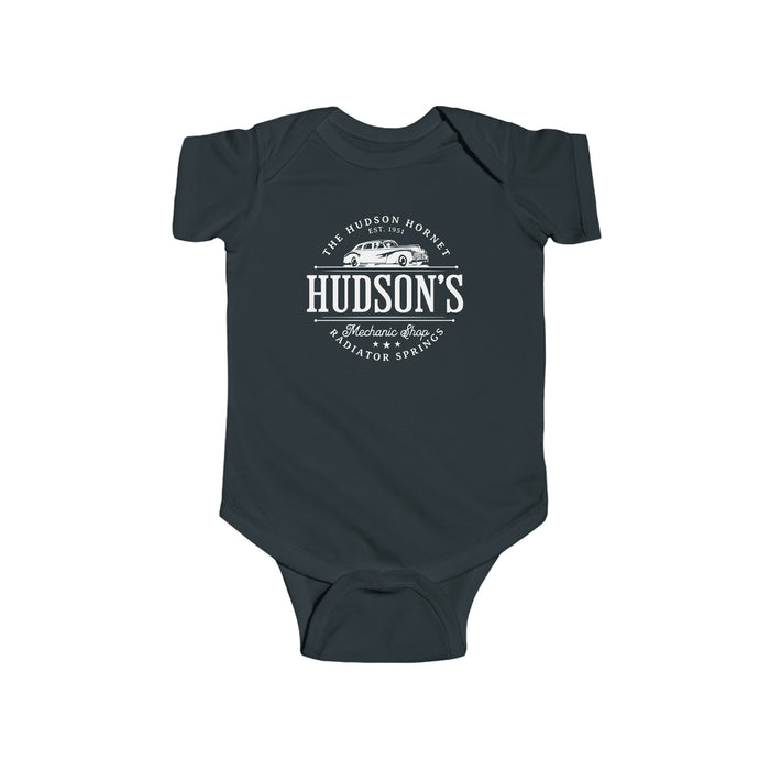 Hudson's Mechanic Shop Rabbit Skins Infant Fine Jersey Bodysuit