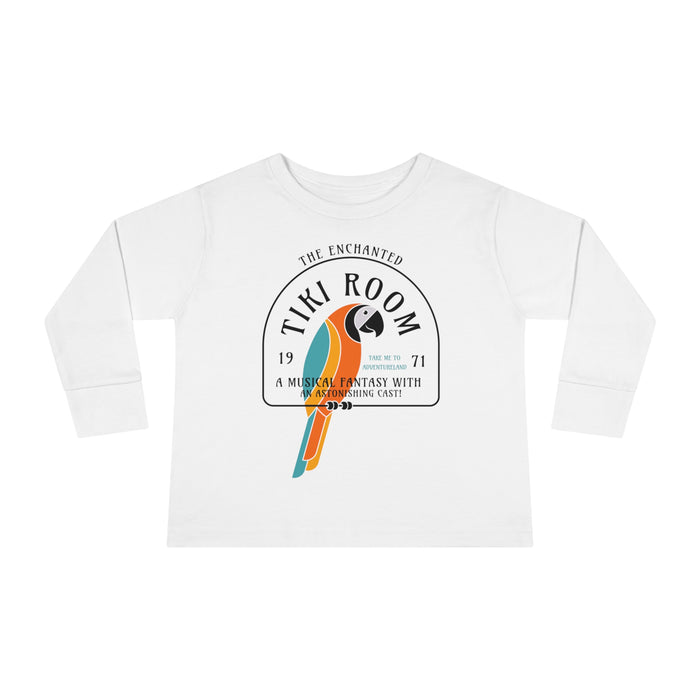 Enchanted Tiki Room Rabbit Skins Toddler Long Sleeve Tee