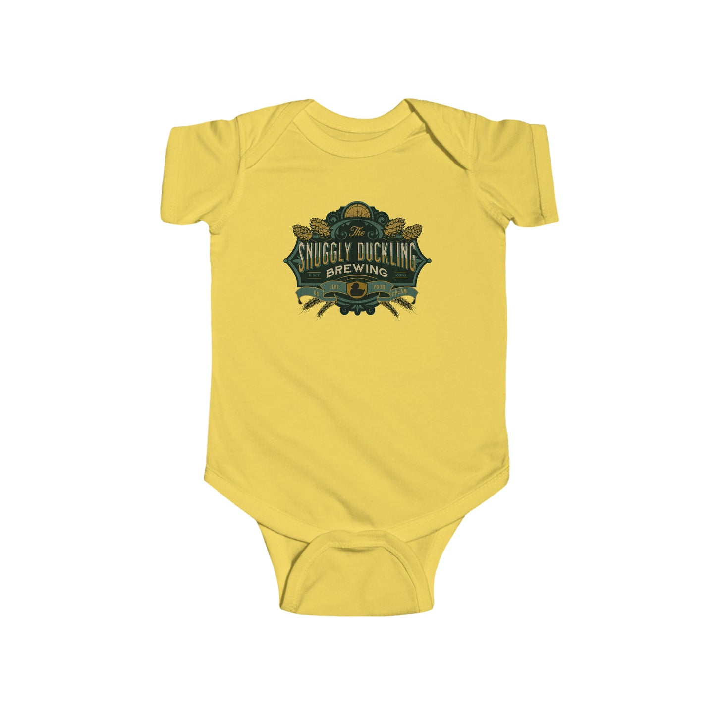 The Snuggly Duckling Brewing Rabbit Skins Infant Fine Jersey Bodysuit