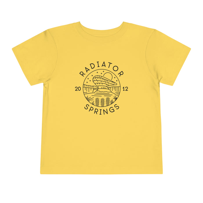 Radiator Springs Bella Canvas Toddler Short Sleeve Tee