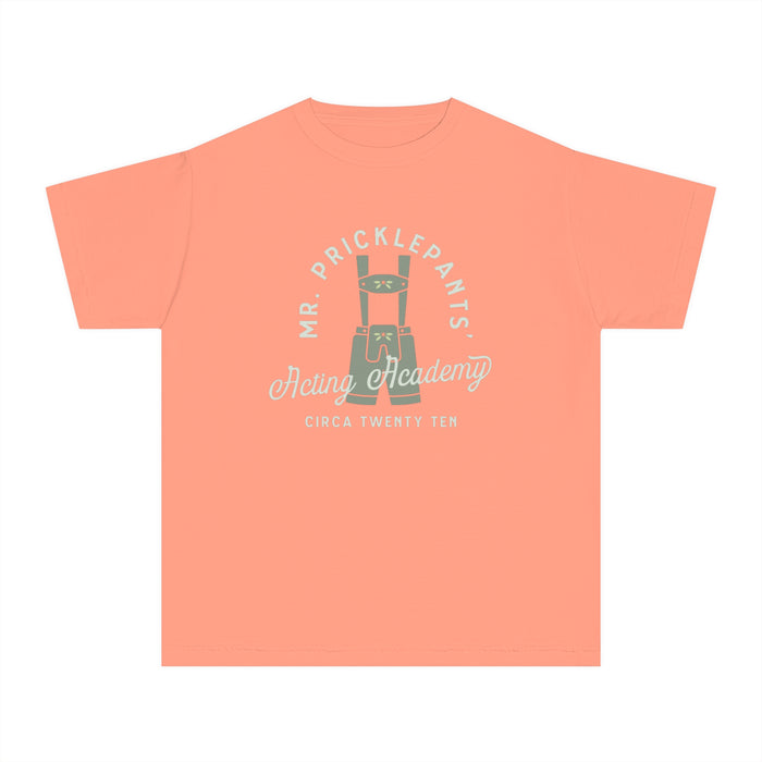 Mr. Pricklepants’ Acting Academy Comfort Colors Youth Midweight Tee