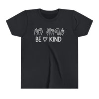 Be Kind ASL Bella Canvas Youth Short Sleeve Tee