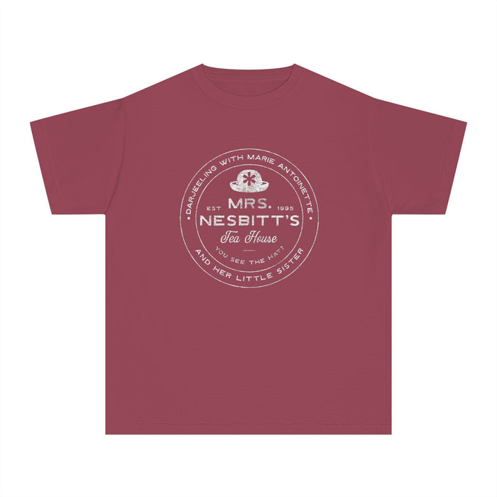 Mrs. Nesbitt’s Tea House Comfort Colors Youth Midweight Tee