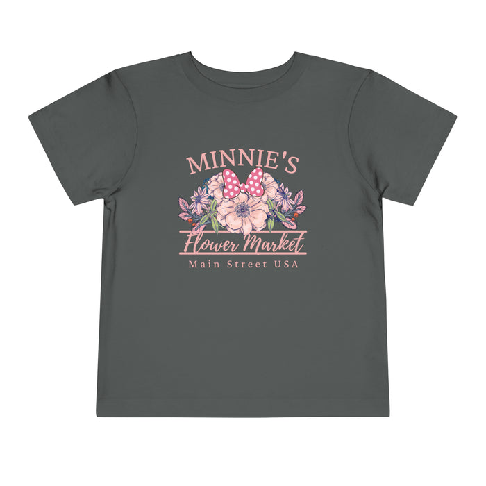 Minnie's Flower Market Bella Canvas Toddler Short Sleeve Tee