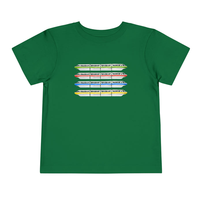 Monorails Bella Canvas Toddler Short Sleeve Tee