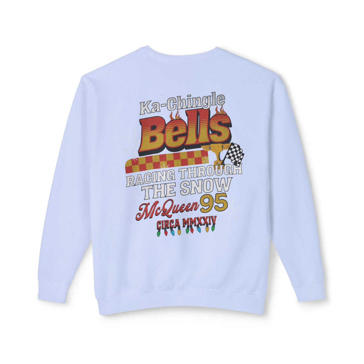 Ka-Chingle Bells Unisex Lightweight Comfort Colors Crewneck Sweatshirt