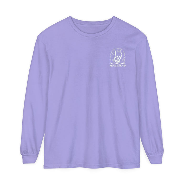 Motherhood Comfort Colors Unisex Garment-dyed Long Sleeve T-Shirt