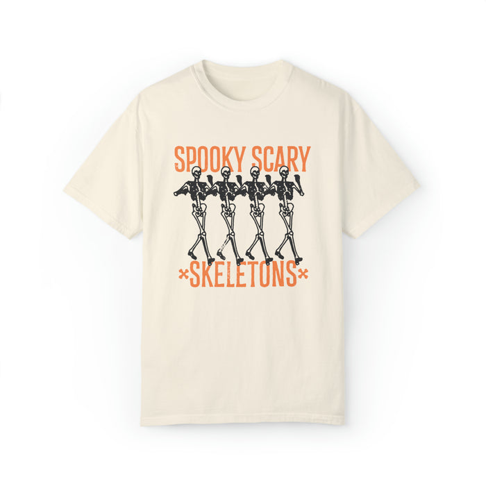 Spooky Scary Skeletons Comfort Colors Unisex Garment-Dyed T-shirt