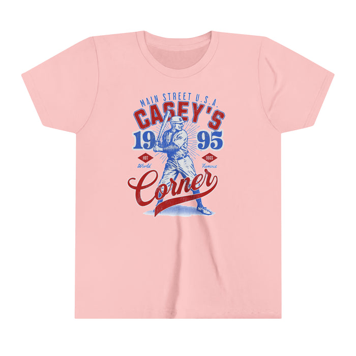 Casey’s Corner Distressed Bella Canvas Youth Short Sleeve Tee