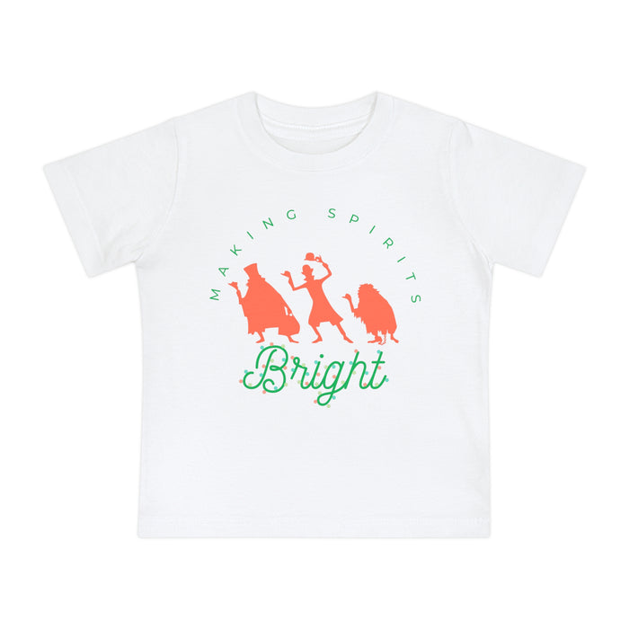 Making Spirits Bright Bella Canvas Baby Short Sleeve T-Shirt