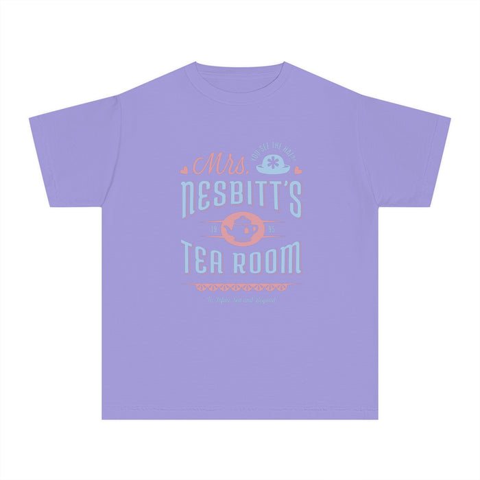 Mrs. Nesbitt’s Tea House Comfort Colors Youth Midweight Tee