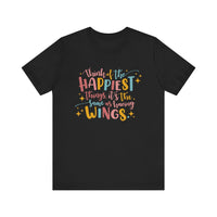 Think of the Happiest Things Bella Canvas Unisex Jersey Short Sleeve Tee