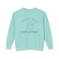 Remember Everyone Deployed R.E.D. Unisex Lightweight Comfort Colors Crewneck Sweatshirt