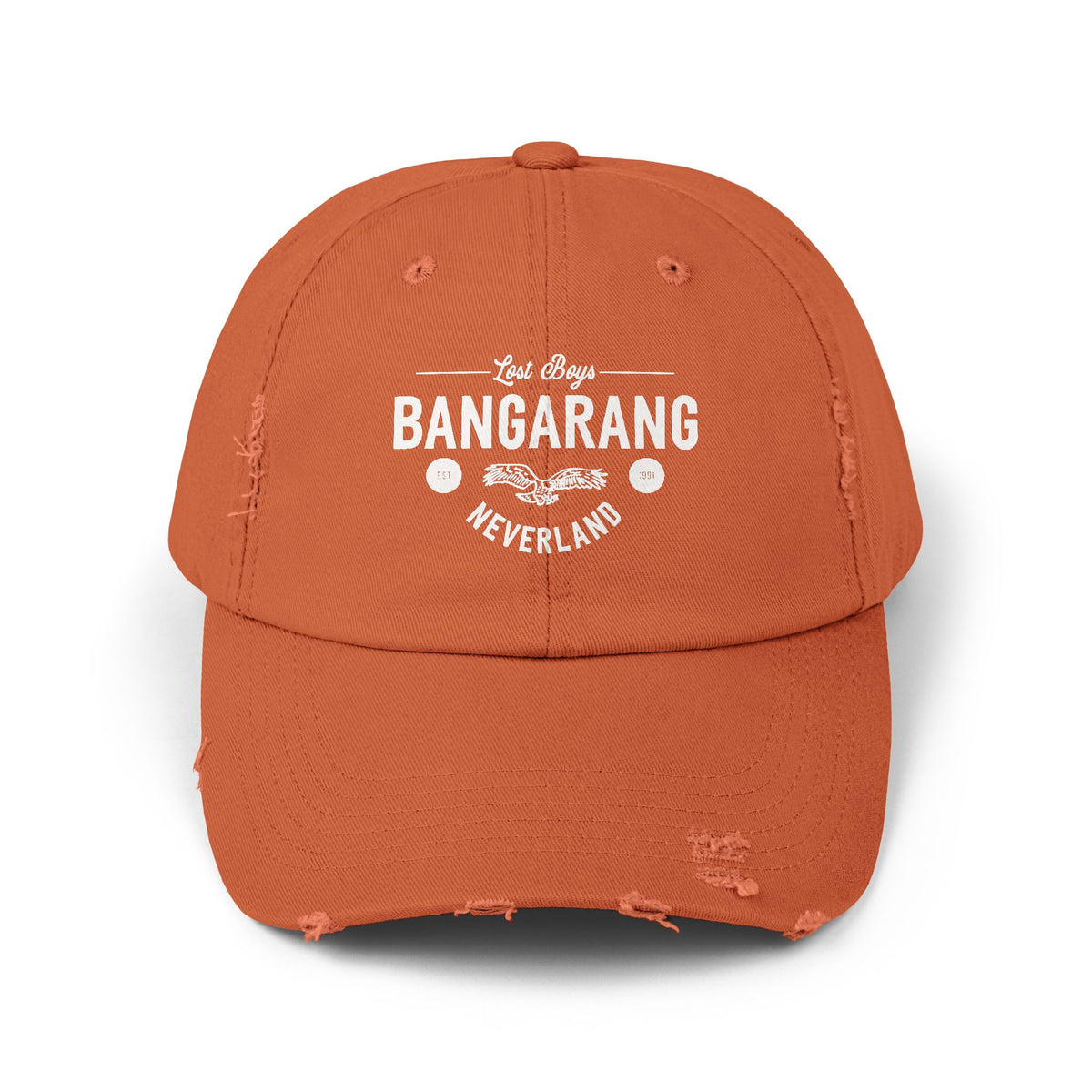 Bangarang Embroidered Unisex Distressed Cap